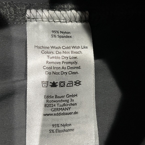 Eddie Bauer Cargo Shorts Mens Size 38 Gray Stretch Hiking Outdoor Gorpcore Beach - Picture 10 of 10